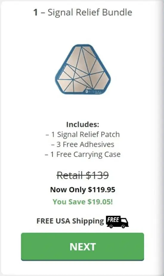 Signal relief 1 pack
