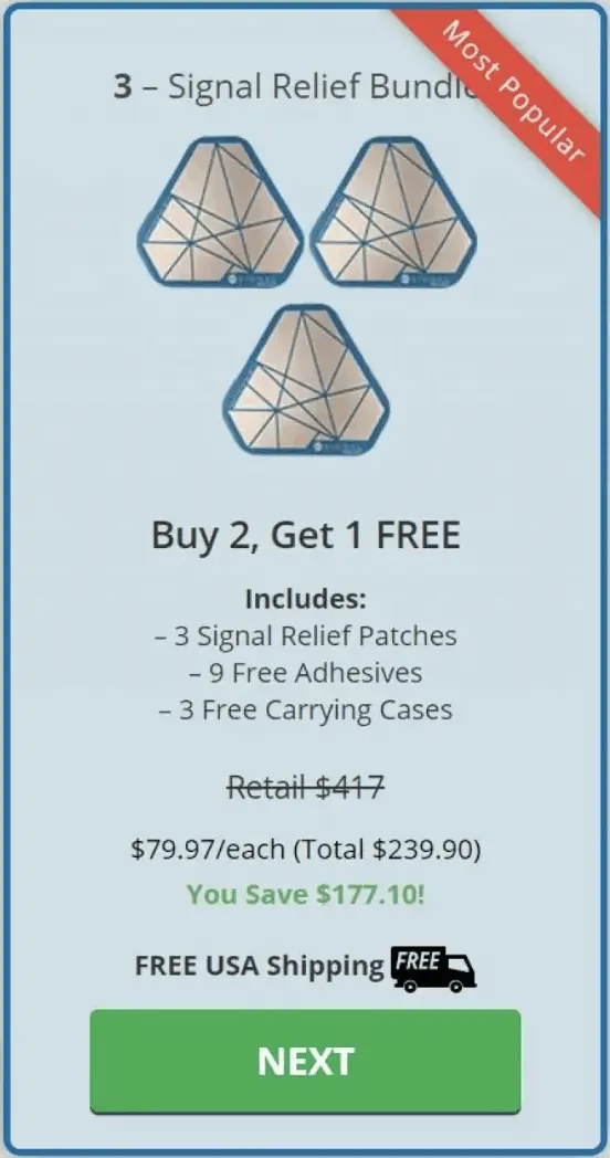 Signal relief 3 pack