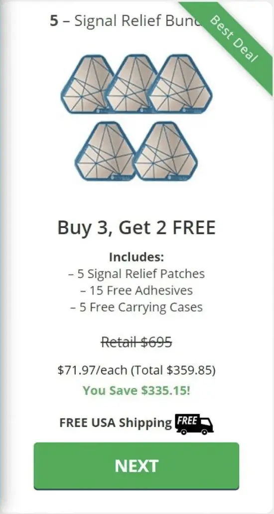 Signal relief 5 pack